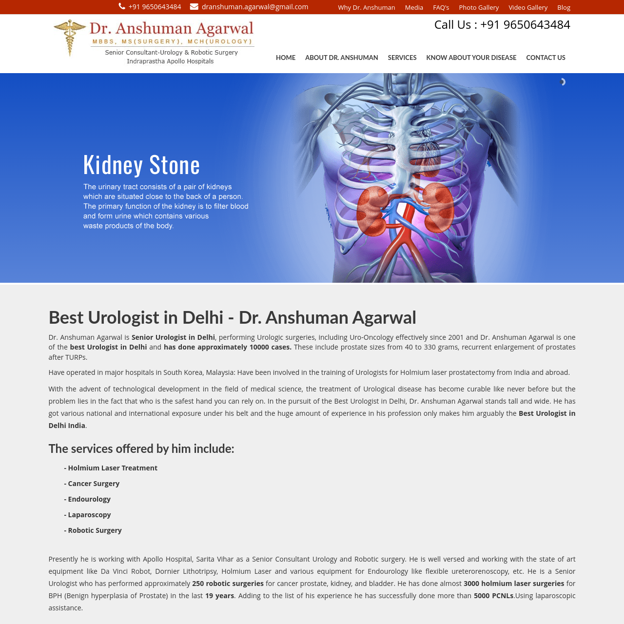 Client - Dr.Anshuman Agarwal